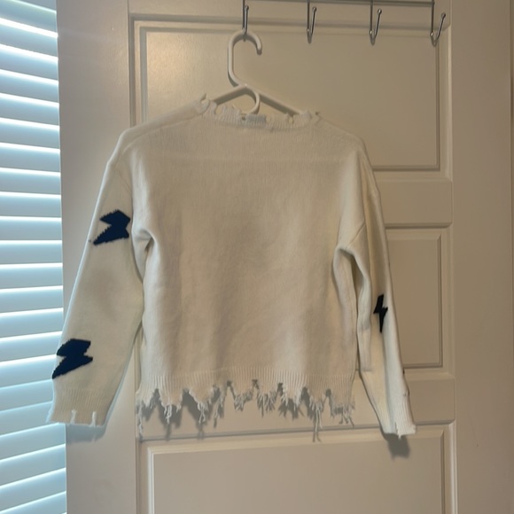 Distressed Lightning bolt sweater - Picture 2 of 2